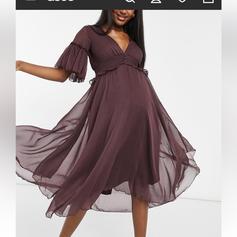 Asos maternity dress